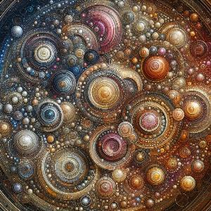 abstract art with arcs and circles (3)